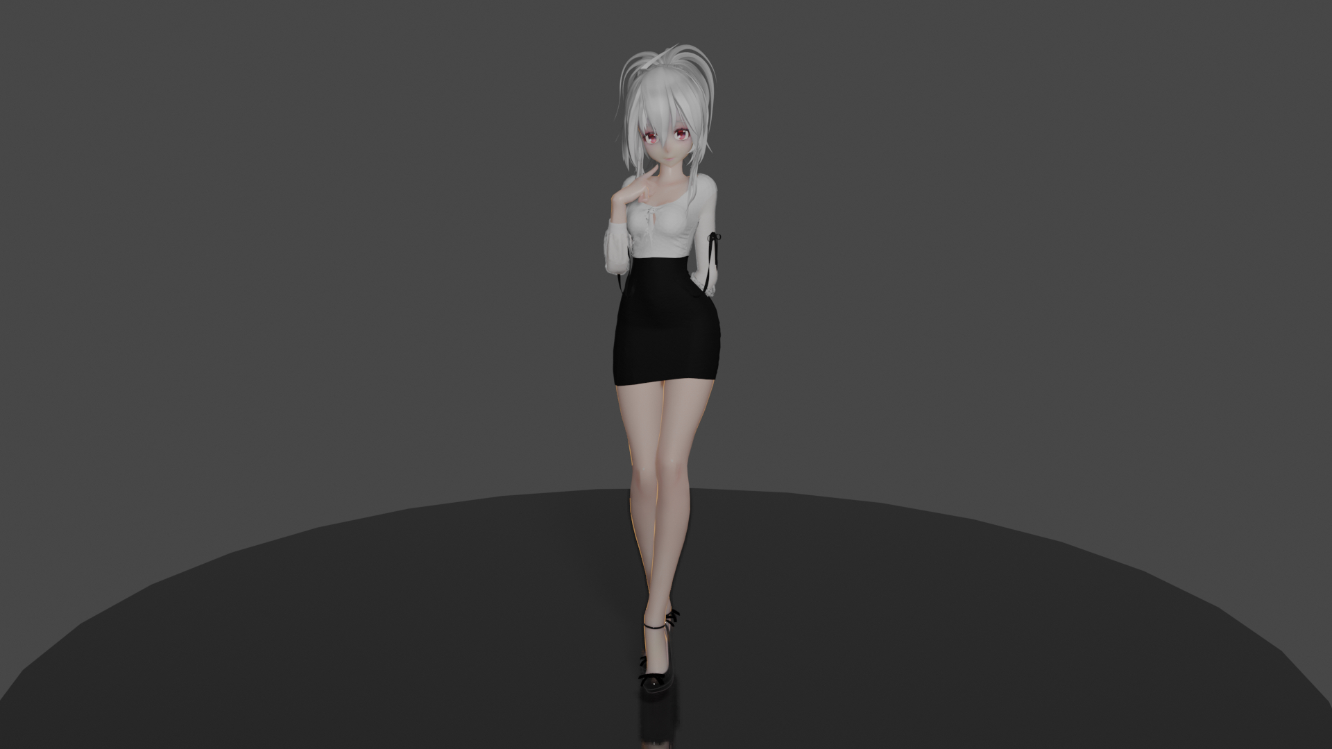 『MD/布料解算』OL02配布。 - 哔哩哔哩