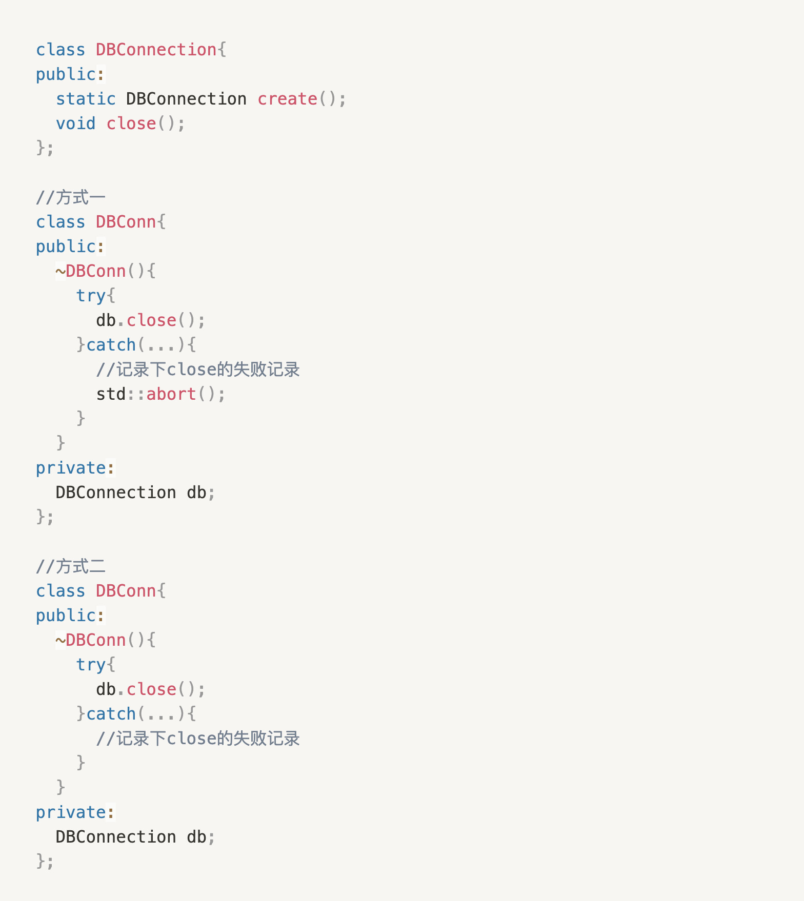 Effective C++ 第八条Prevent exception from leaving destructors. 哔哩哔哩