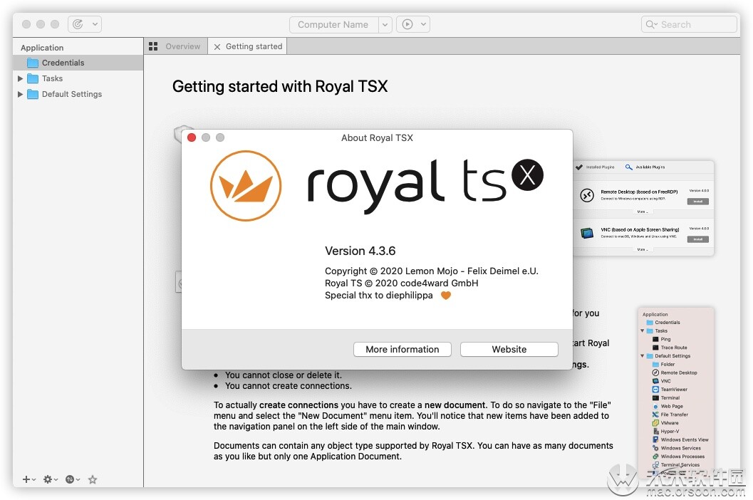 royal tsx like software