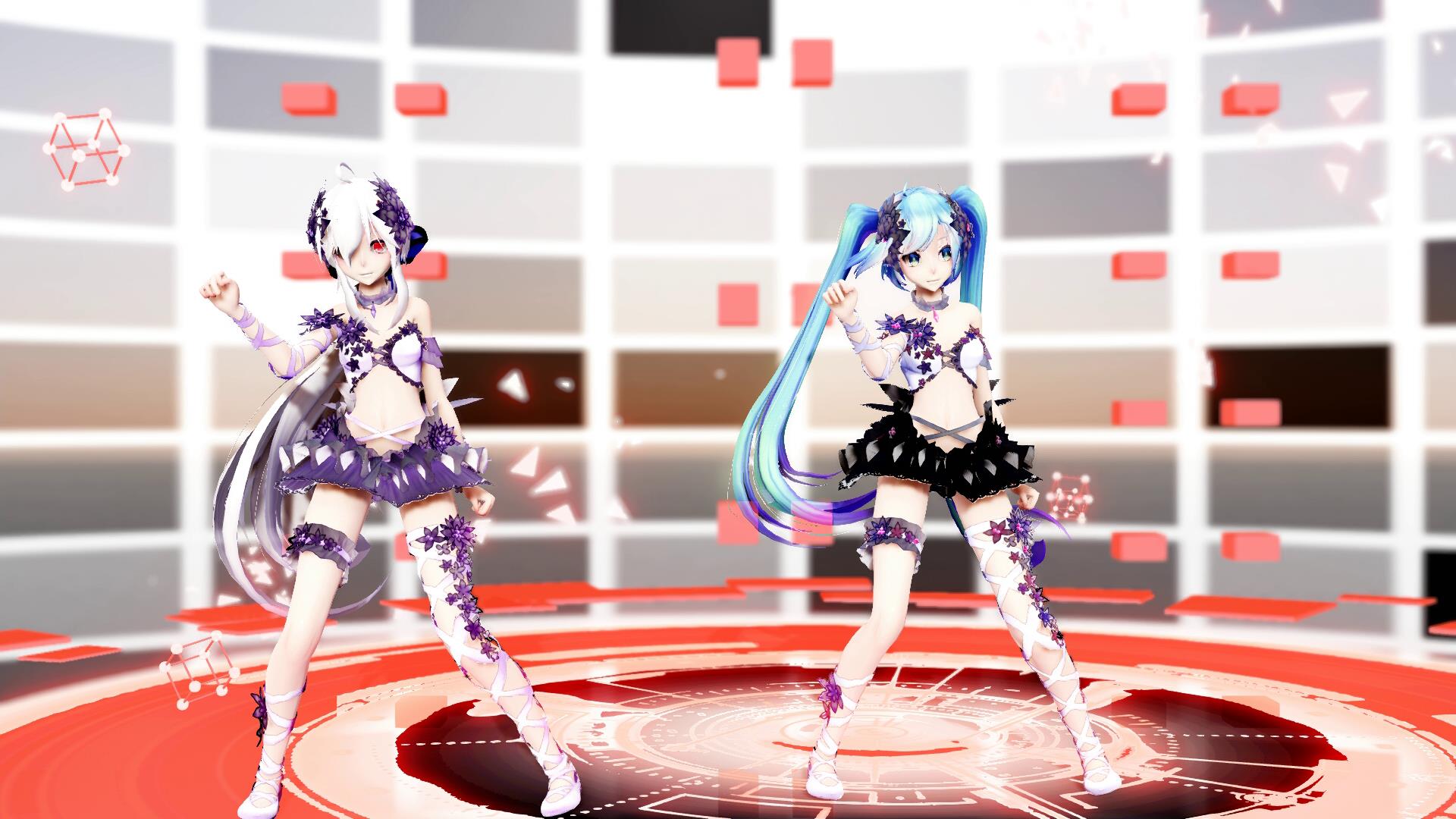 【mmd】初音,弱音:一起来跳芭蕾吗 4k画质