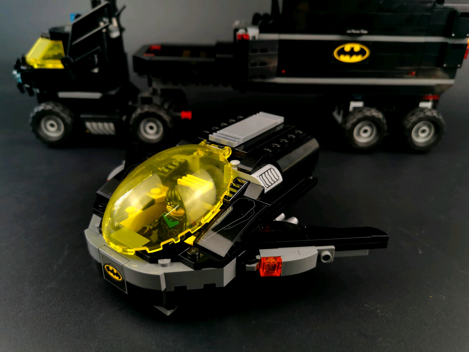 乐高dc脑洞怪蝙蝠载具超级五合一乐高76160移动蝙蝠基地终极评测