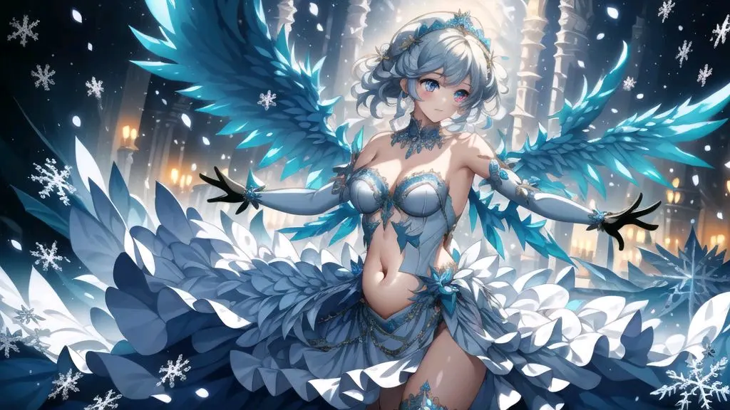 【ai绘画】在原神世界的冰女皇 - 哔哩哔哩
