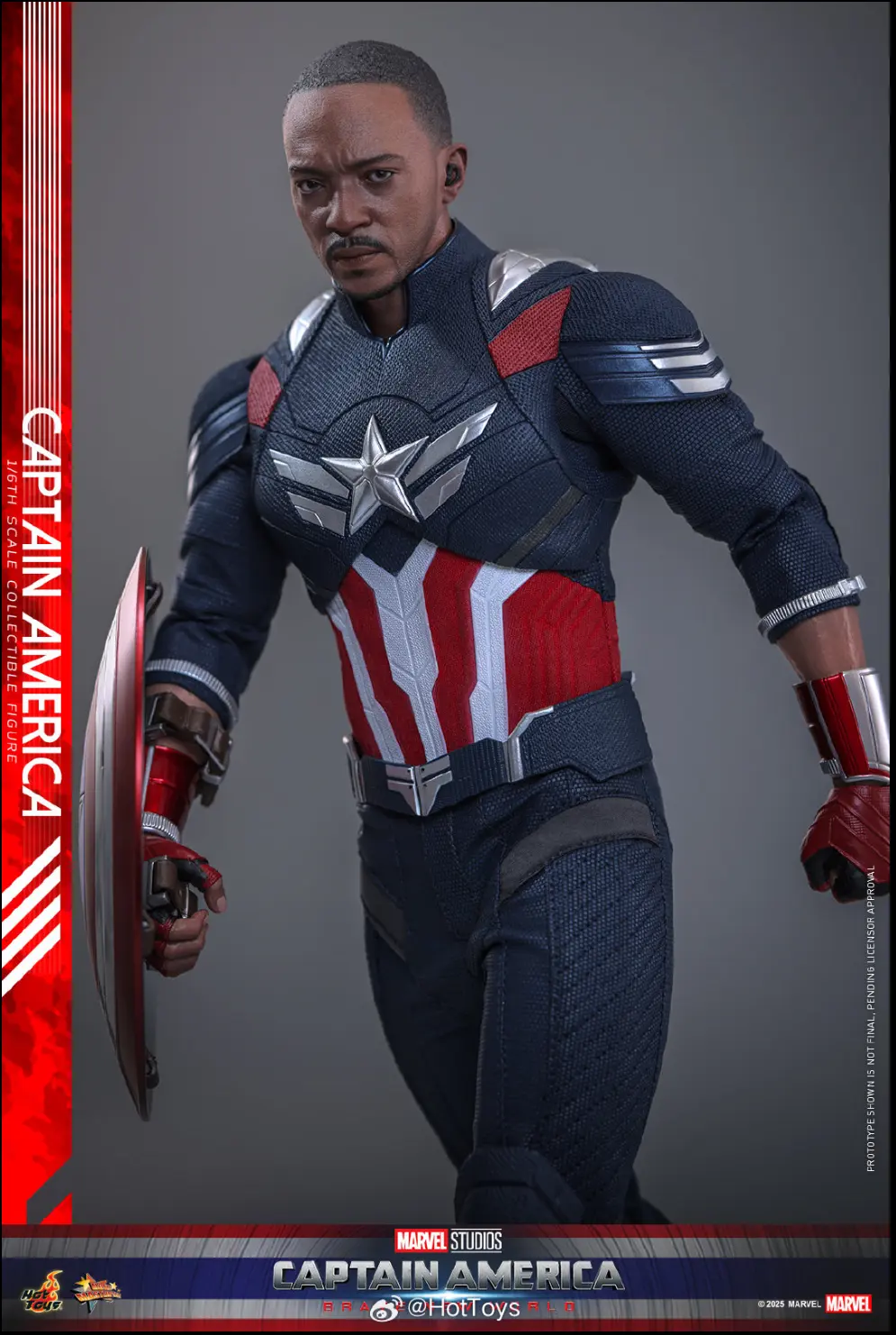 hottoys《美国队长4:美丽新世界》二代美国队长