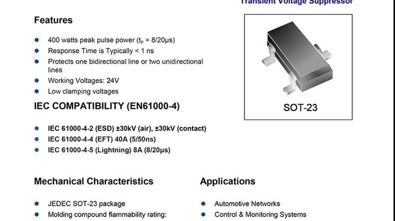 瞬态抑制二极管阵列NUP2105L国产替代 - 哔哩哔哩