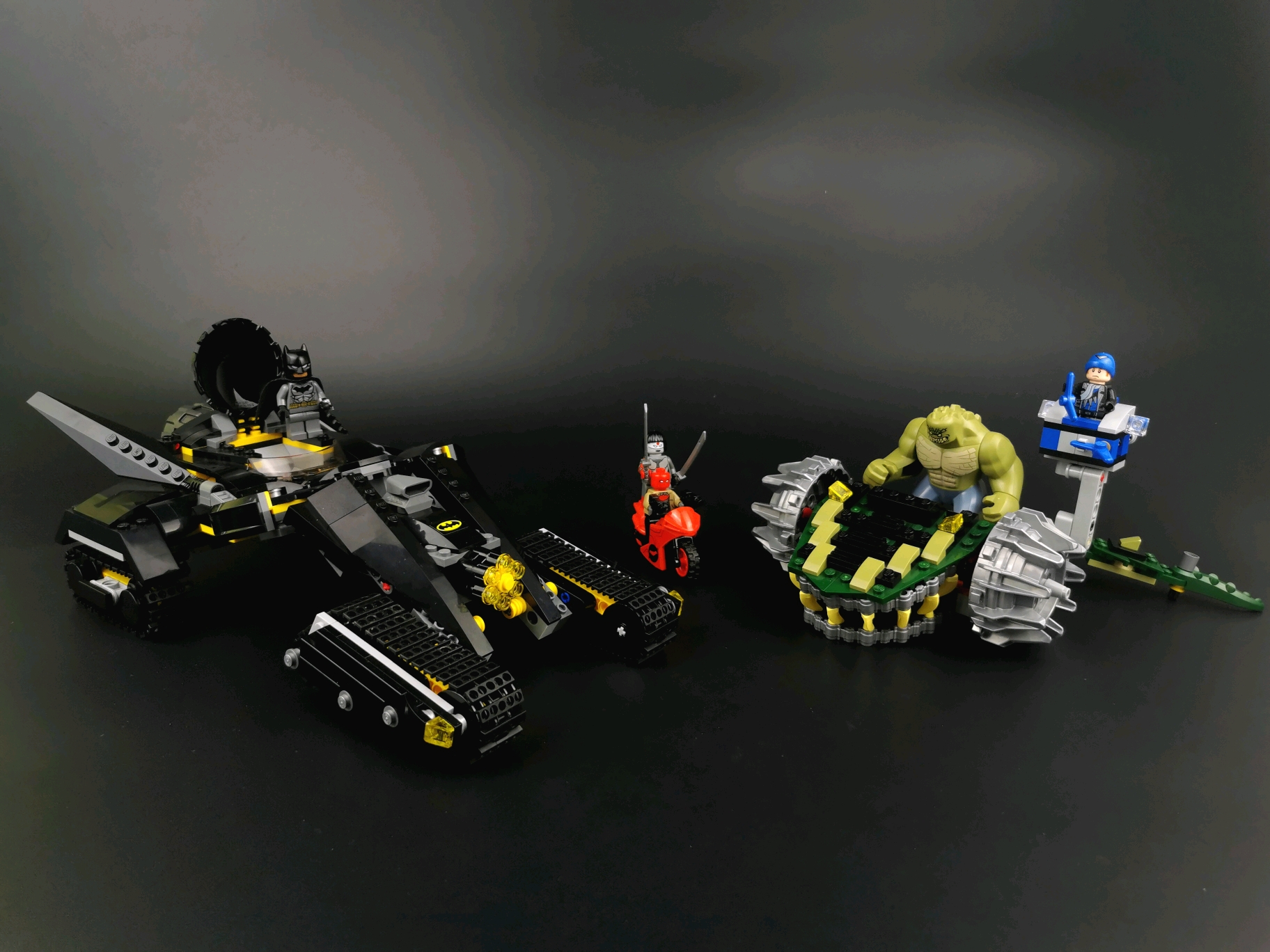 乐高dc脑洞怪这坦克防弹吗360度无死角评测乐高76055蝙蝠侠杀手鳄战车