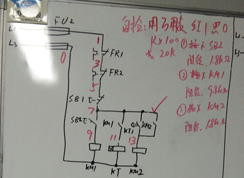 科技 學習 電氣簡單接線題目1 題目2 原理圖2