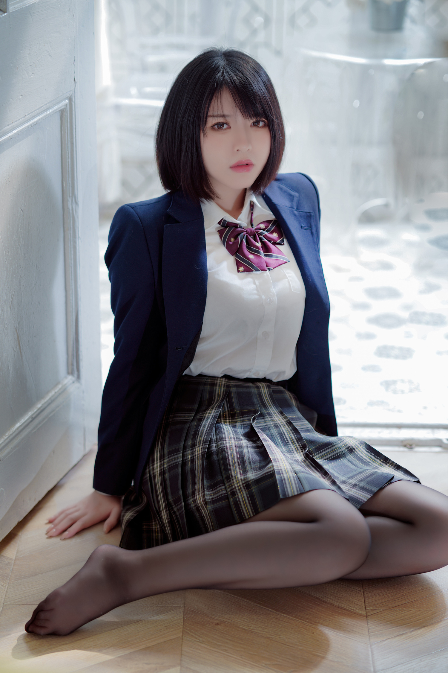 半半子彼女の制服姿が好きcosplay3