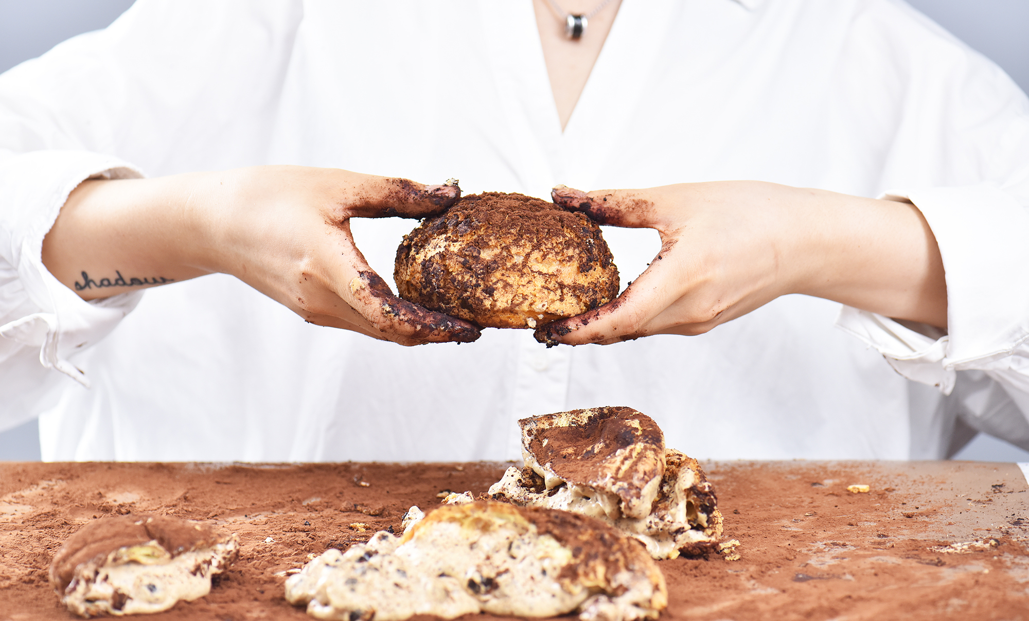 【巧厨烘焙】可以吸着吃的「珍珠奶茶脏泡芙」