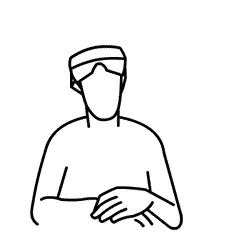 微信原创黑白线条动画表情—倒霉的vr策划人员