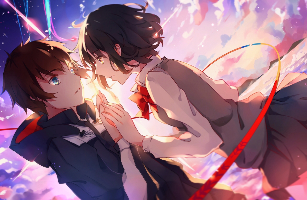 《你的名字。》电影截图与超棒壁纸