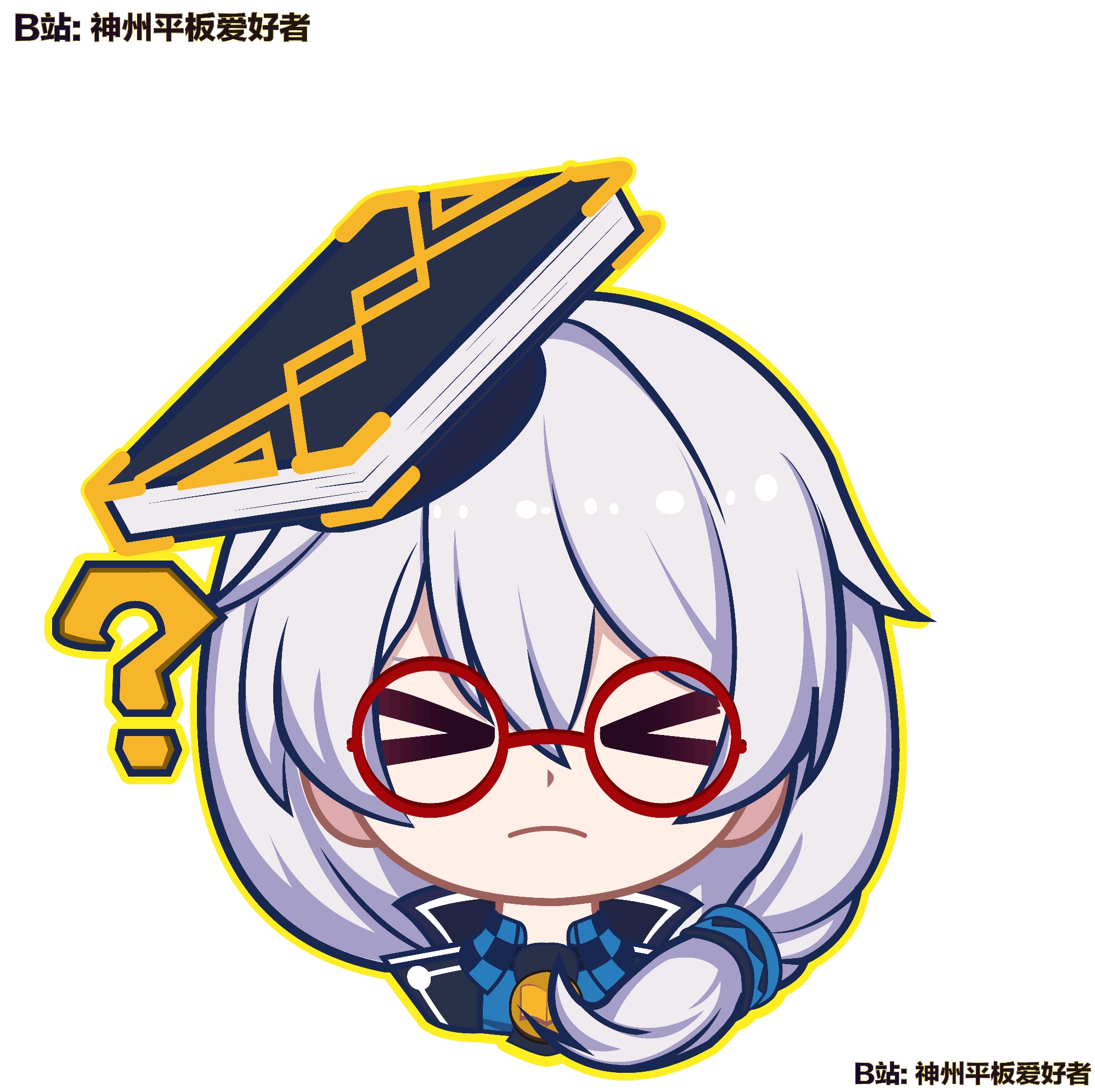 鱼翅近期旧图新画的q版头像汇总【崩坏3】