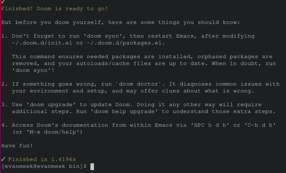 请尝试使用Doom Emacs 「Emacs+Vim双强联合」 哔哩哔哩