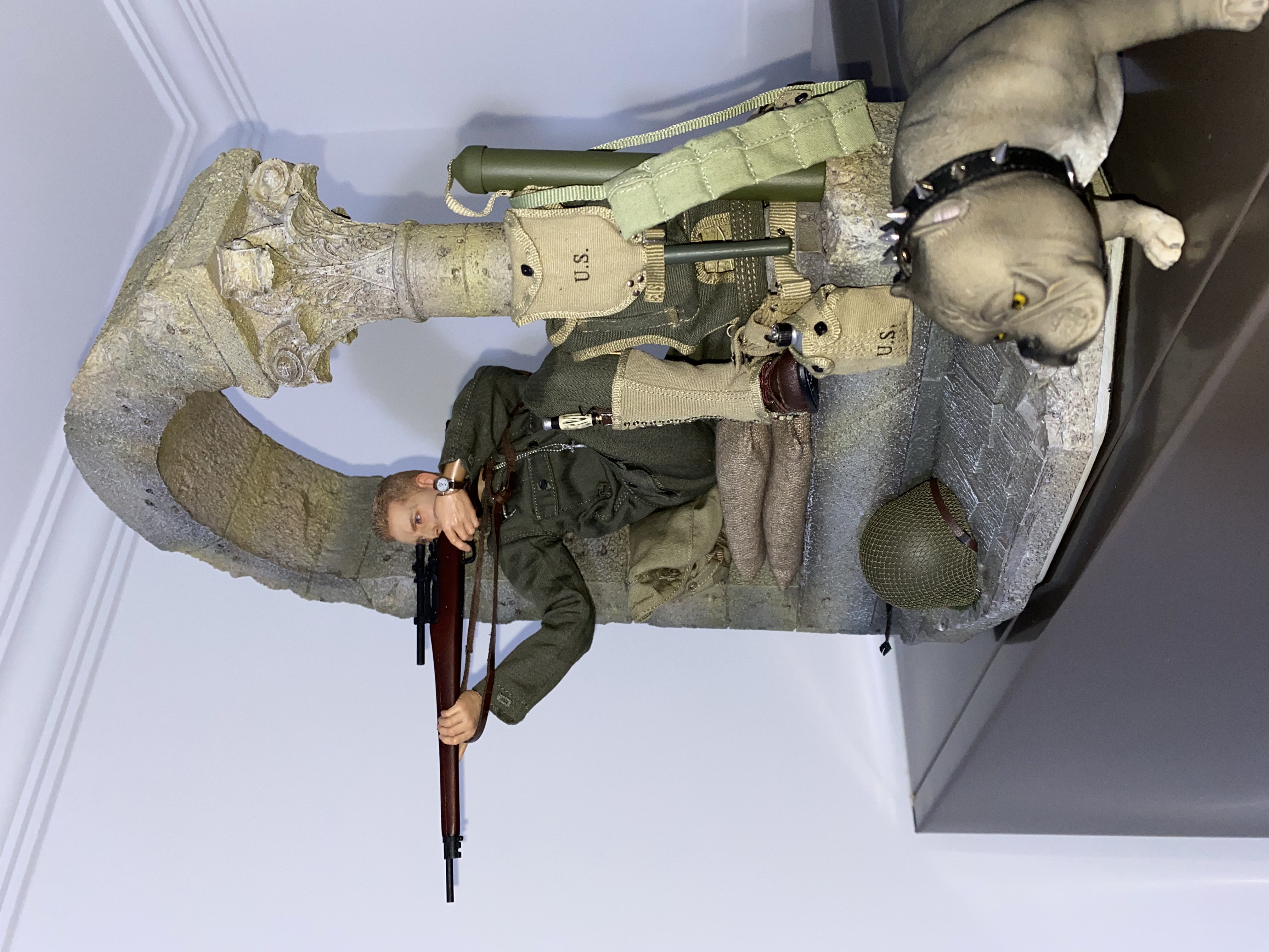 did二战兵人-地台搭配与兵人姿态