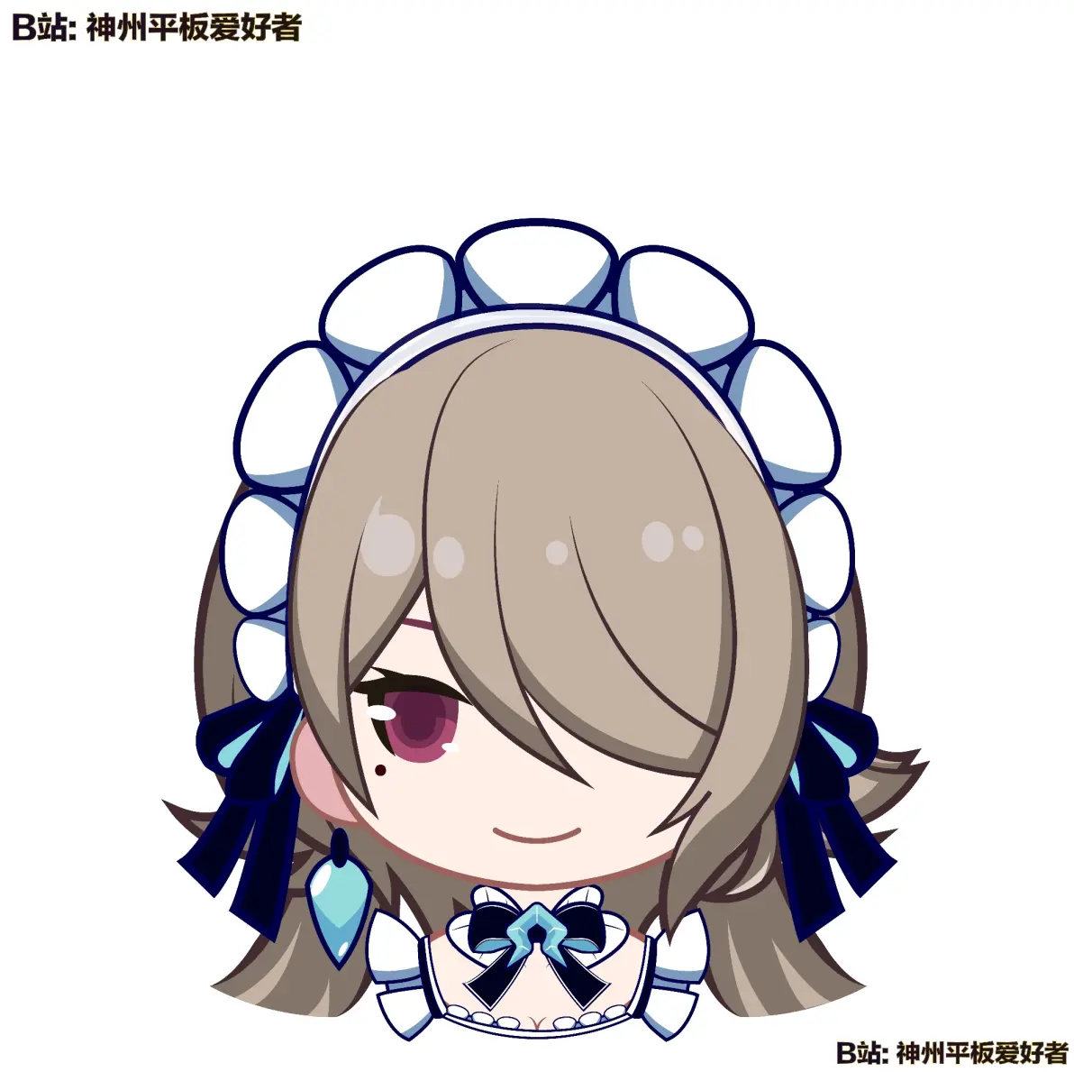 同人二次创作·丽塔·猎袭装影铁/海盐冰沙·q版头像