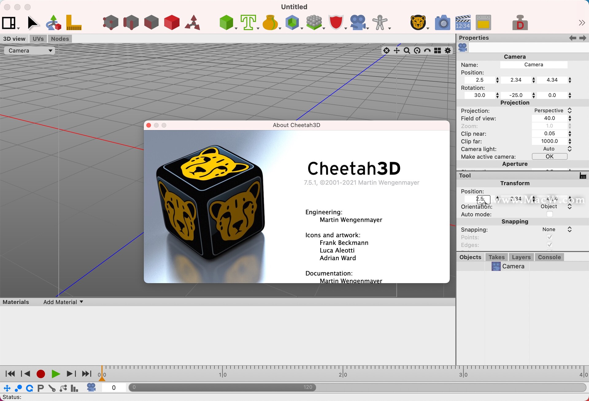 Cheetah3D Mac(3D建模渲染工具)v7.5.1激活版 - 哔哩哔哩