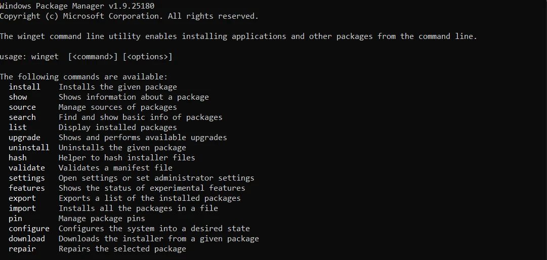  winget windows iot ltsc 