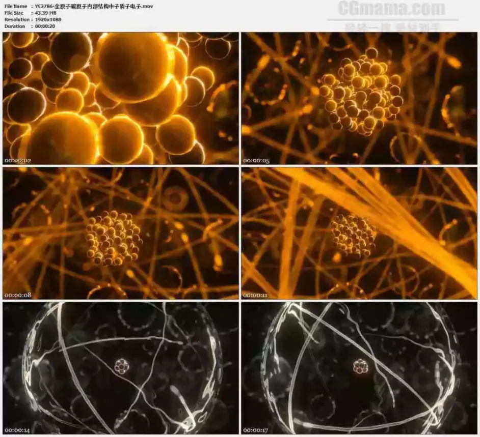 好神奇啊 由32个金原子组成的配体保护纳米团 哔哩哔哩