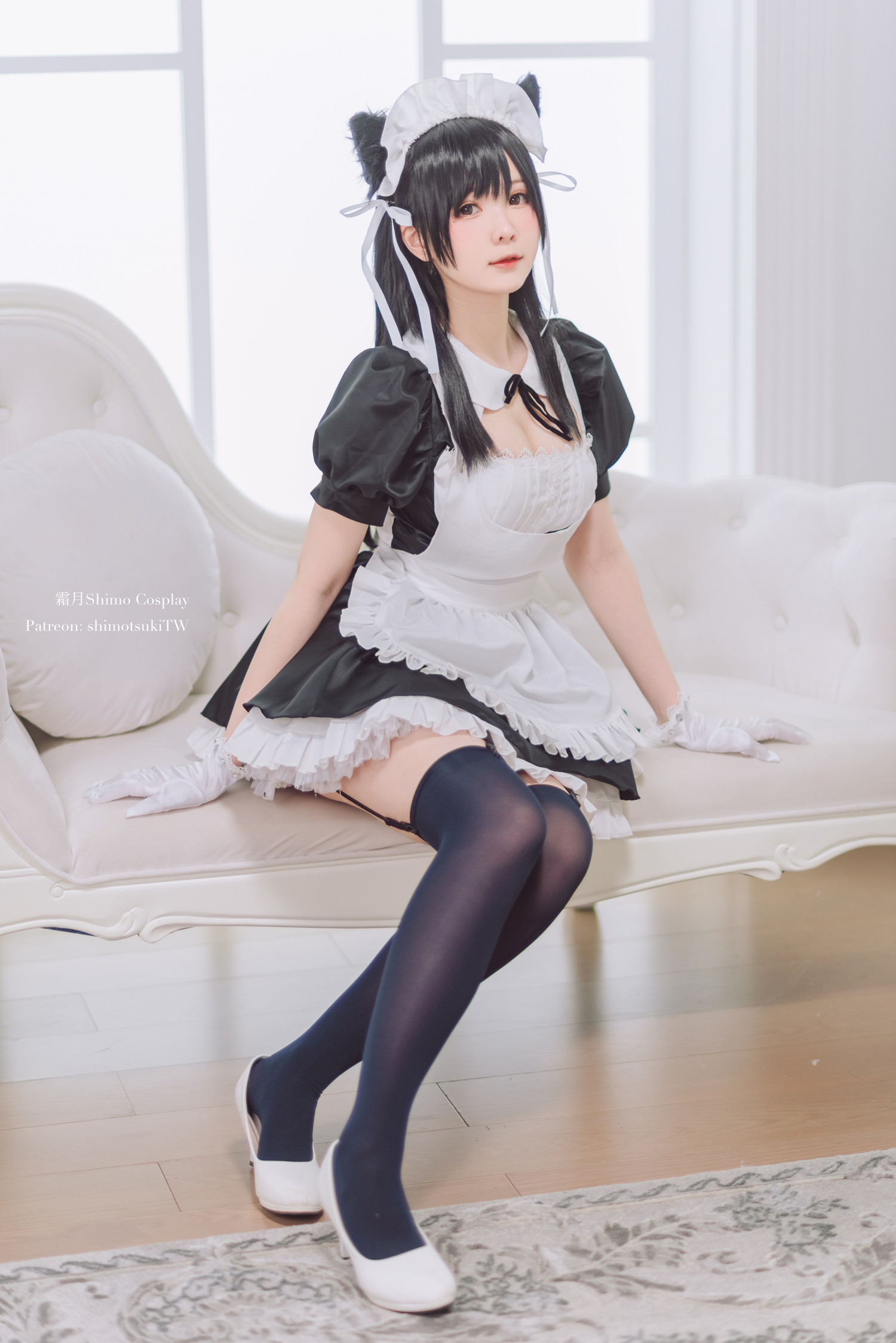 霜月shimo爱宕女仆cosplay4