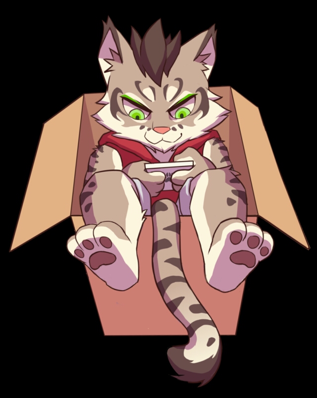 【furry图片转载】一个基向的游戏:家有大猫