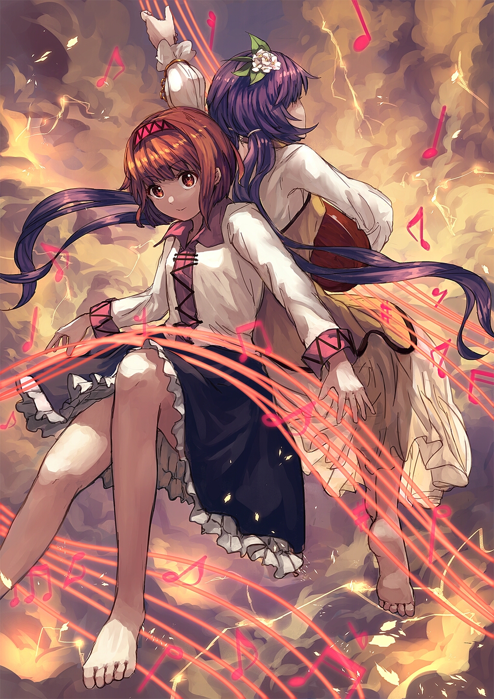 八云紫 pixiv id:65608311 稗田阿求 pixiv id:65751999 稀神探女&