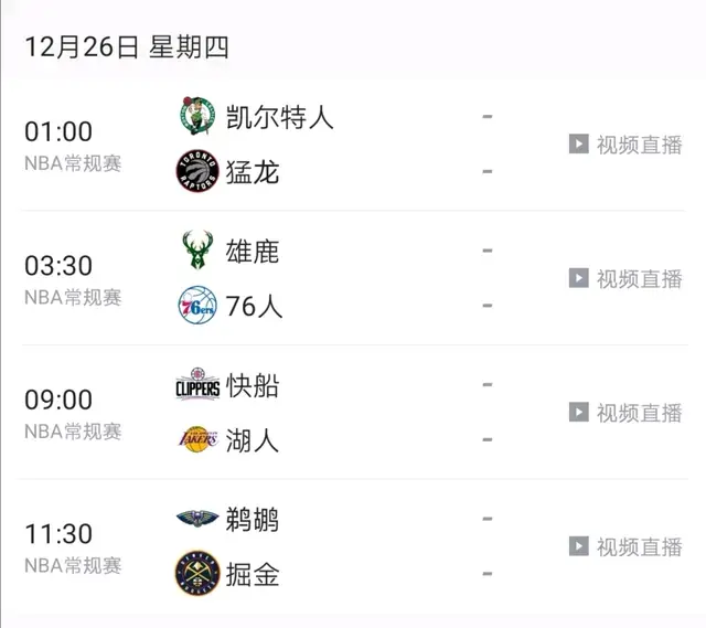 Nba圣诞大战将至 有哪些不容错过的精彩比赛 哔哩哔哩