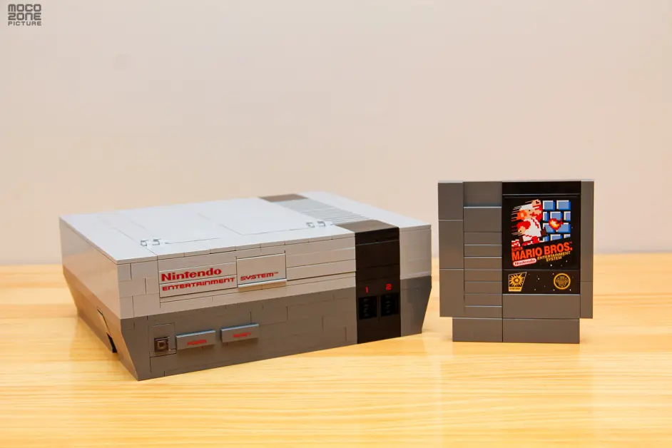 开箱/评测]乐高8月新品71374任天堂NES游戏主机简单评测- 哔哩哔哩