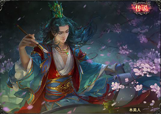 三国杀游戏的武将皮肤以及台词曹植