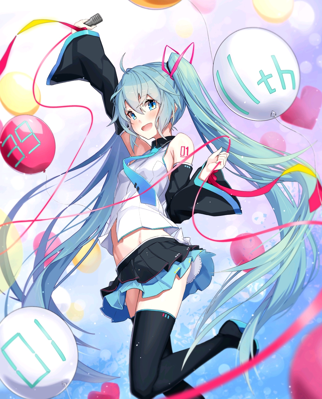 『初音ミク』公式服精选100张ღ