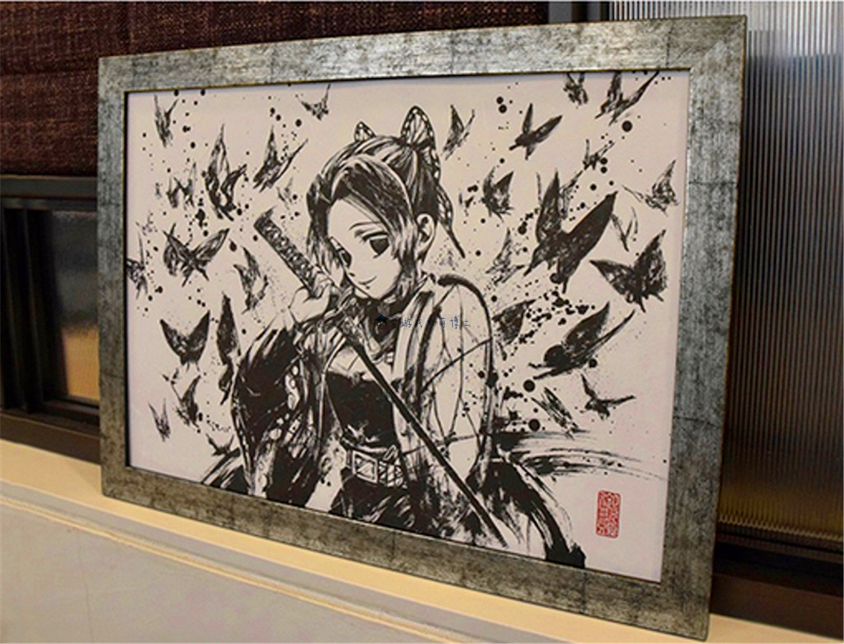 玉 鋼 鬼 滅 の 刃 鬼滅之刃 水墨画 - 蟲柱 - JiChuan_Artworkの
