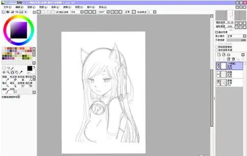 Sai教程 你还不会用sai画线稿吗 哔哩哔哩