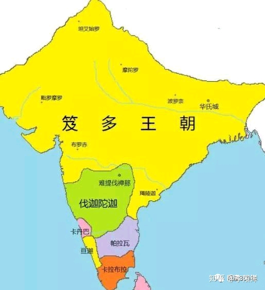 起源于中国长城以北的白匈奴人(又称嚈哒yàn dā人)又开始去揍印度了