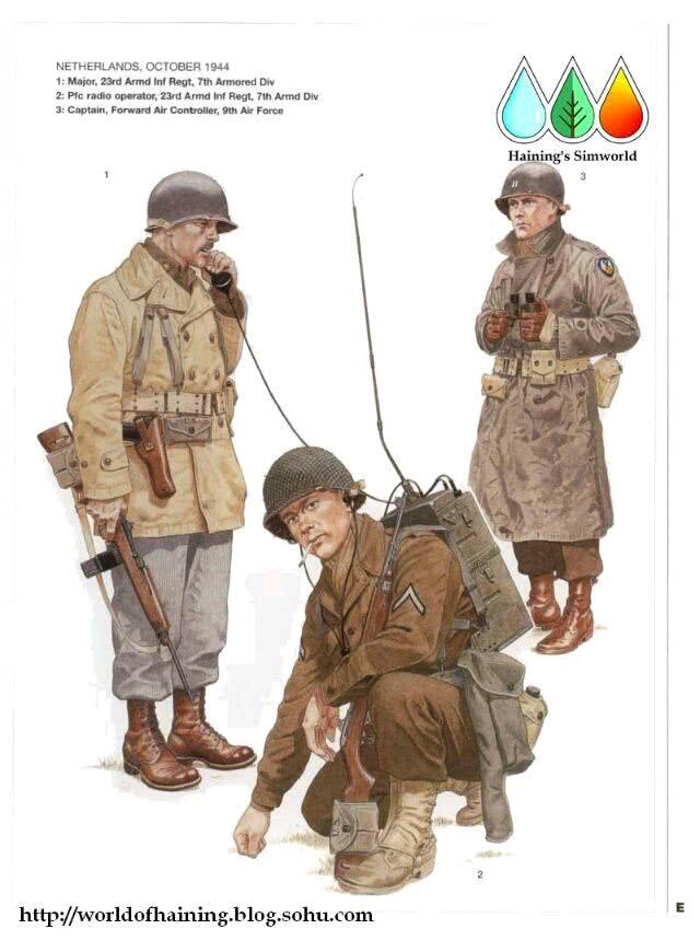 二战美军军服图册欧洲战场