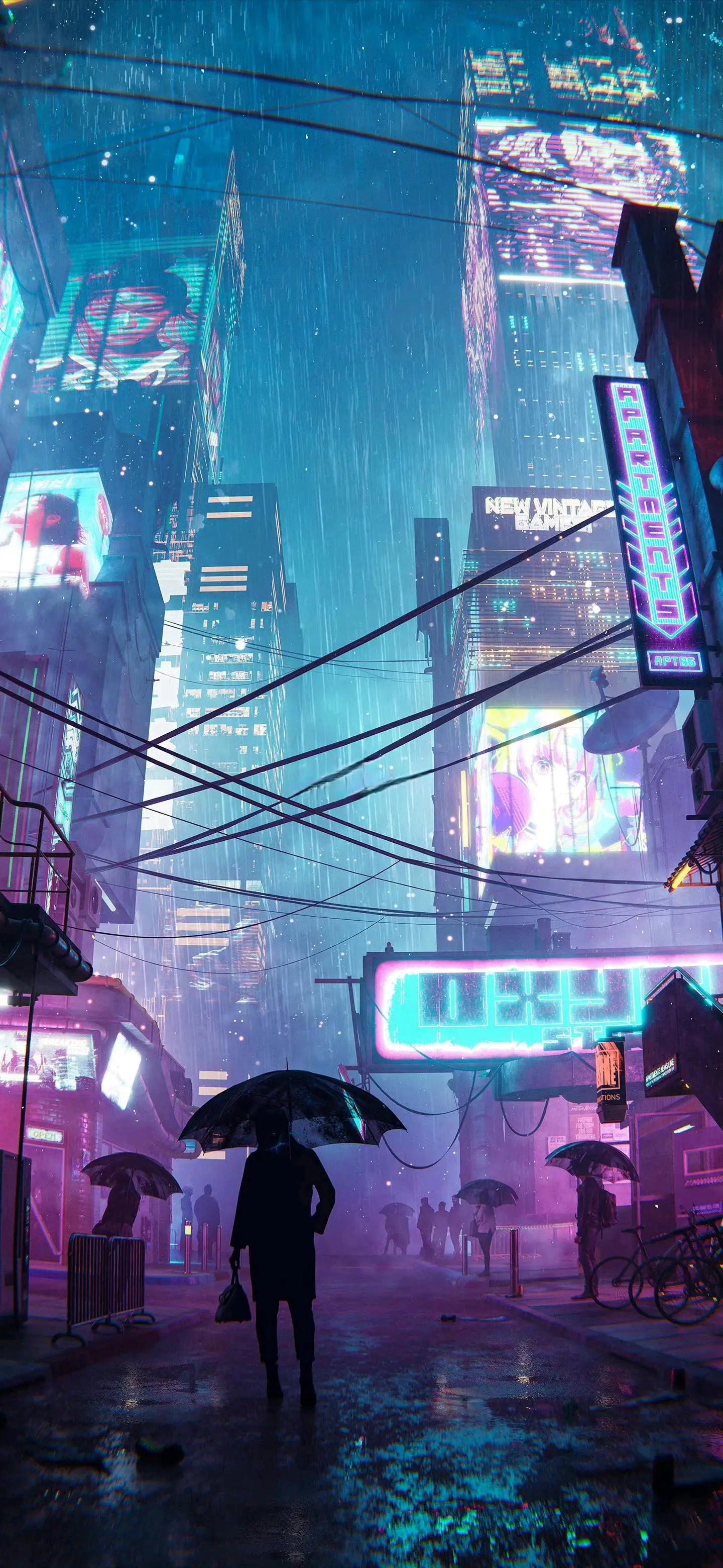 赛博朋克壁纸(1) - 哔哩哔哩