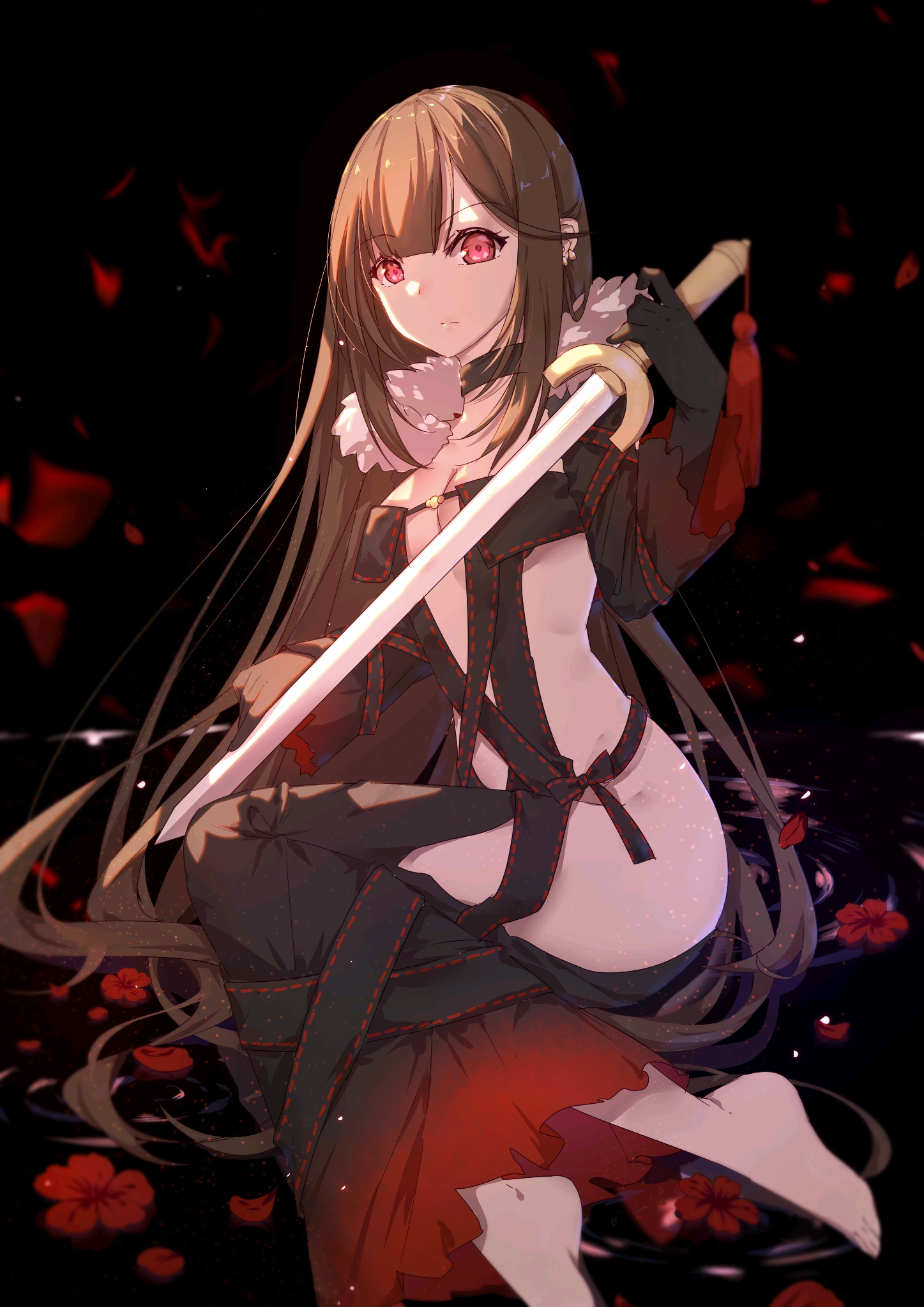 fgo虞姬芥雏子美图赏22红之月下美人