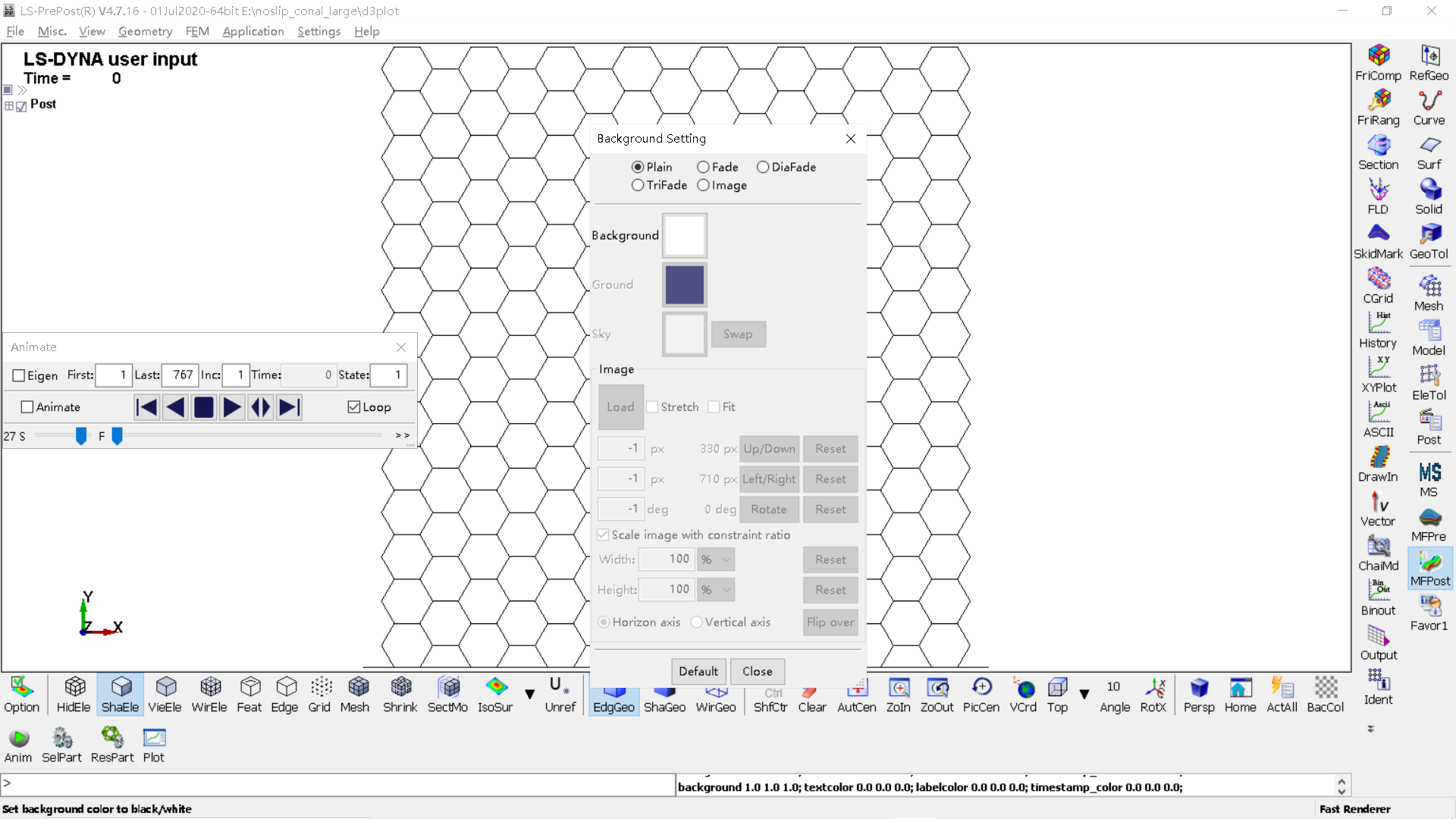 LS-PrePost V4.7使用小技巧 - 哔哩哔哩