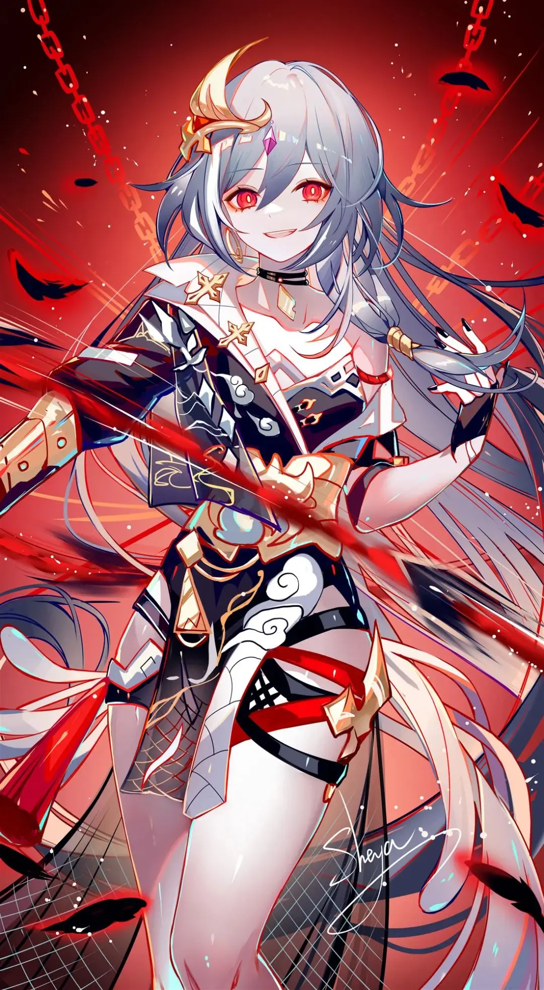 崩坏3符华高清美图:飒气十足,又不失温柔与妩媚的大姐姐!