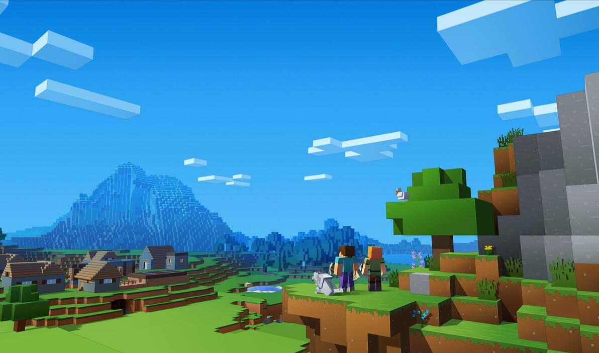 Minecraft经典壁纸大展览(第二部) - 哔哩哔哩