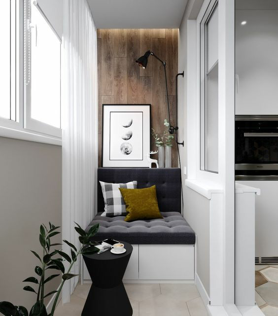 的榻榻米阳台,小餐厅阳台,休闲花园阳台,阳台只用来晾衣服真的很浪费