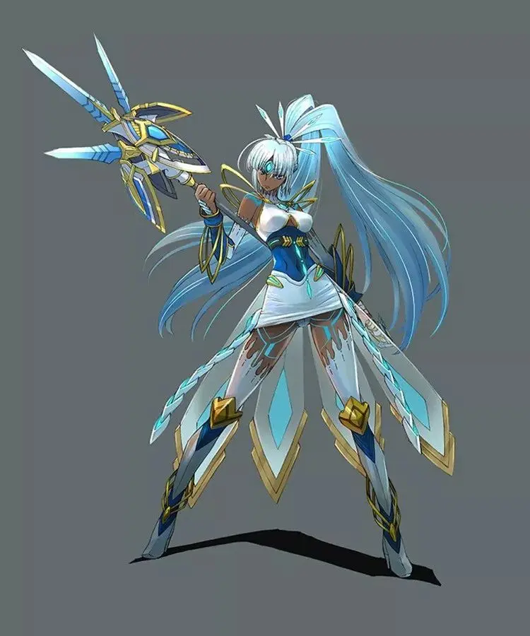 好看的日式美少女角色设计 异度神剑2 原画集 哔哩哔哩