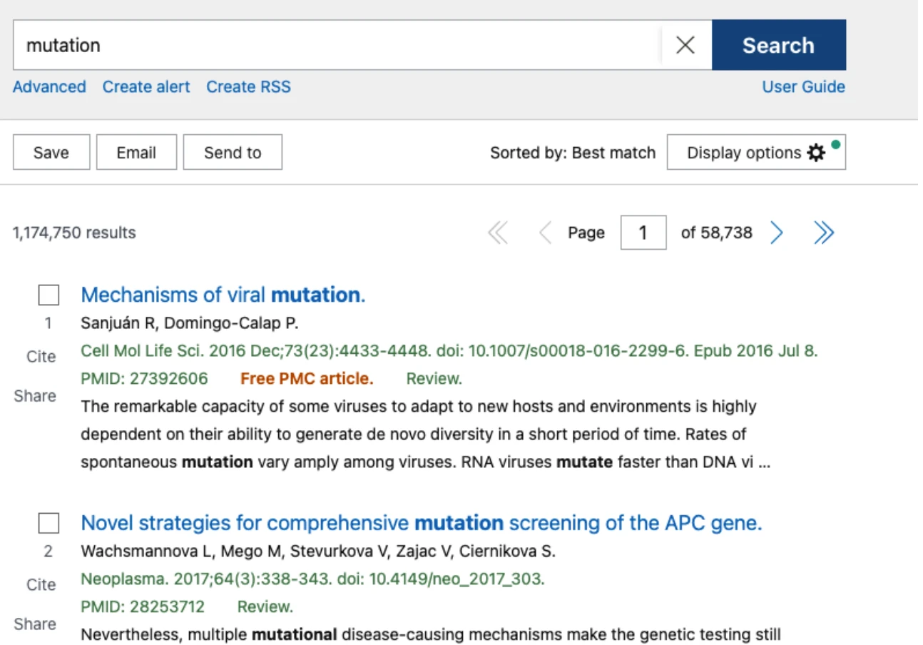 PubMed使用指南：关键词检索 - 哔哩哔哩