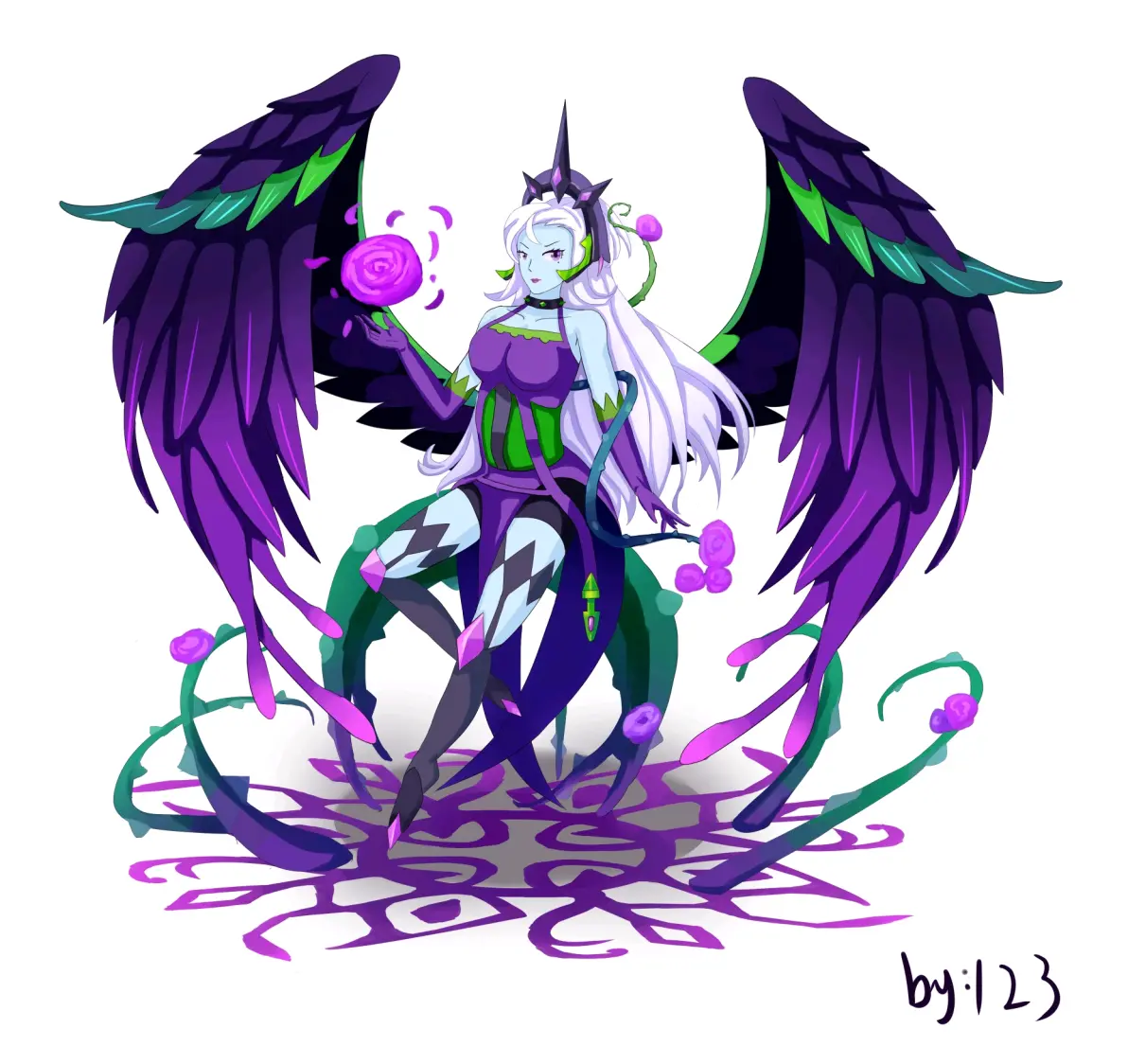 幻鸩毒王同人绘画与浅析