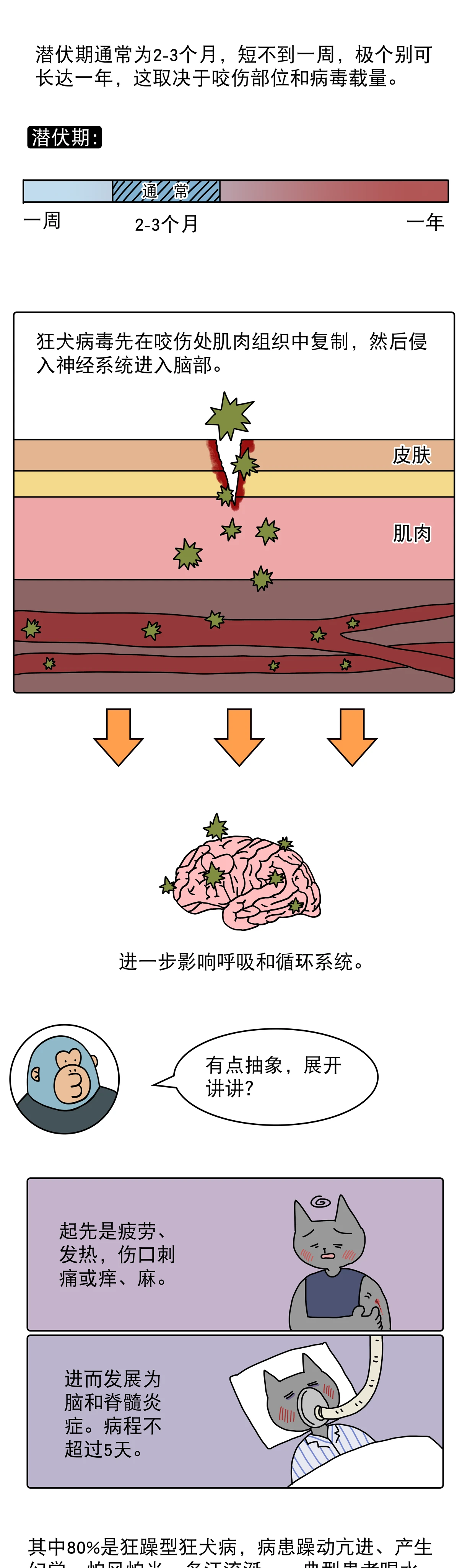 没打狂犬疫苗被狗咬了只能等死吗3