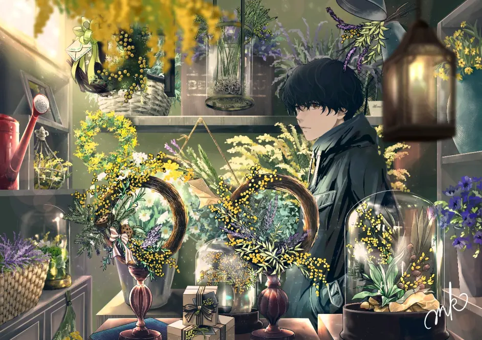 五彩缤纷的乐园 看了就想去花店 Pixiv特辑 七 哔哩哔哩