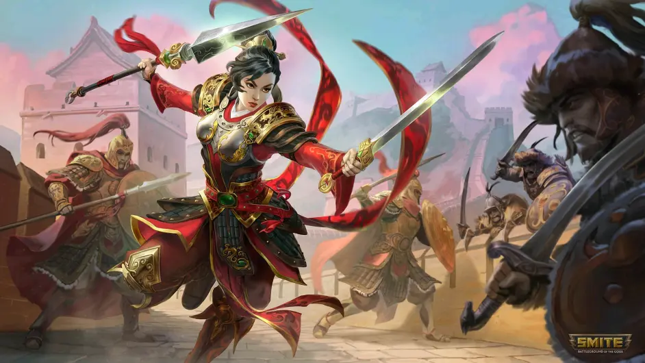 神之浩劫smite花木兰解析 哔哩哔哩