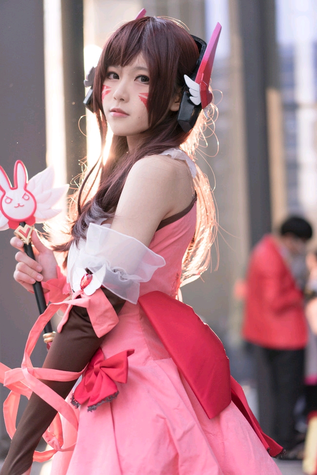 cosplay丨守望先锋:dv.a同人魔法少女