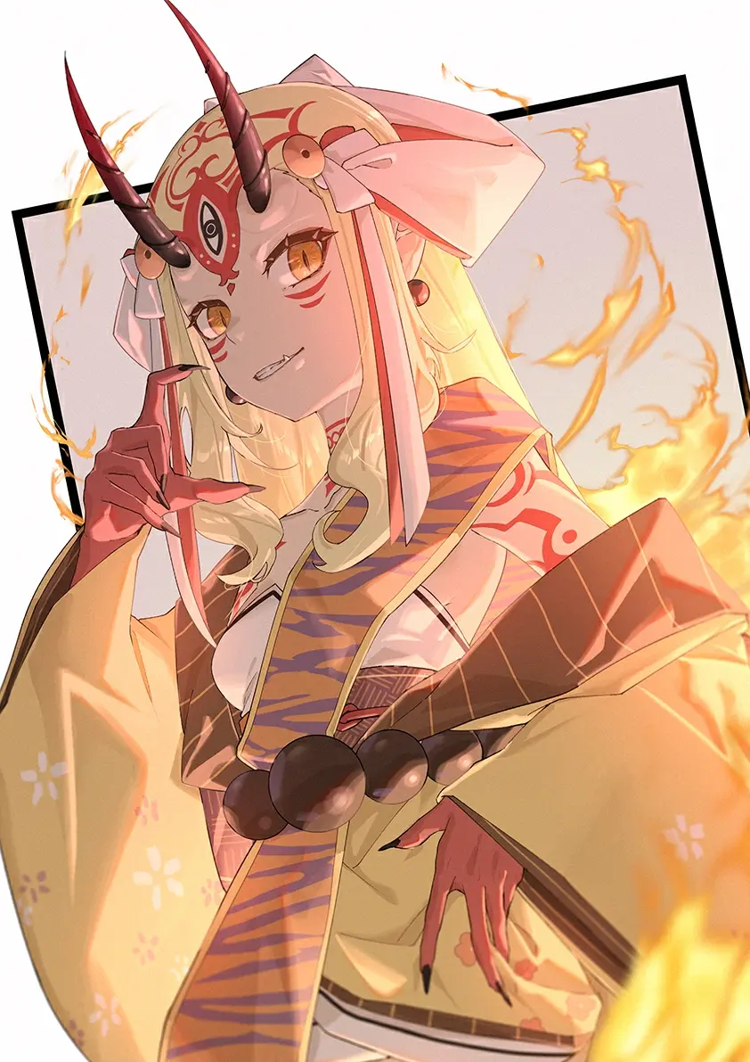 P站pixiv美图搬运 86 Fgo 酒吞童子 茨木童子 陌路velocity 哔哩哔哩