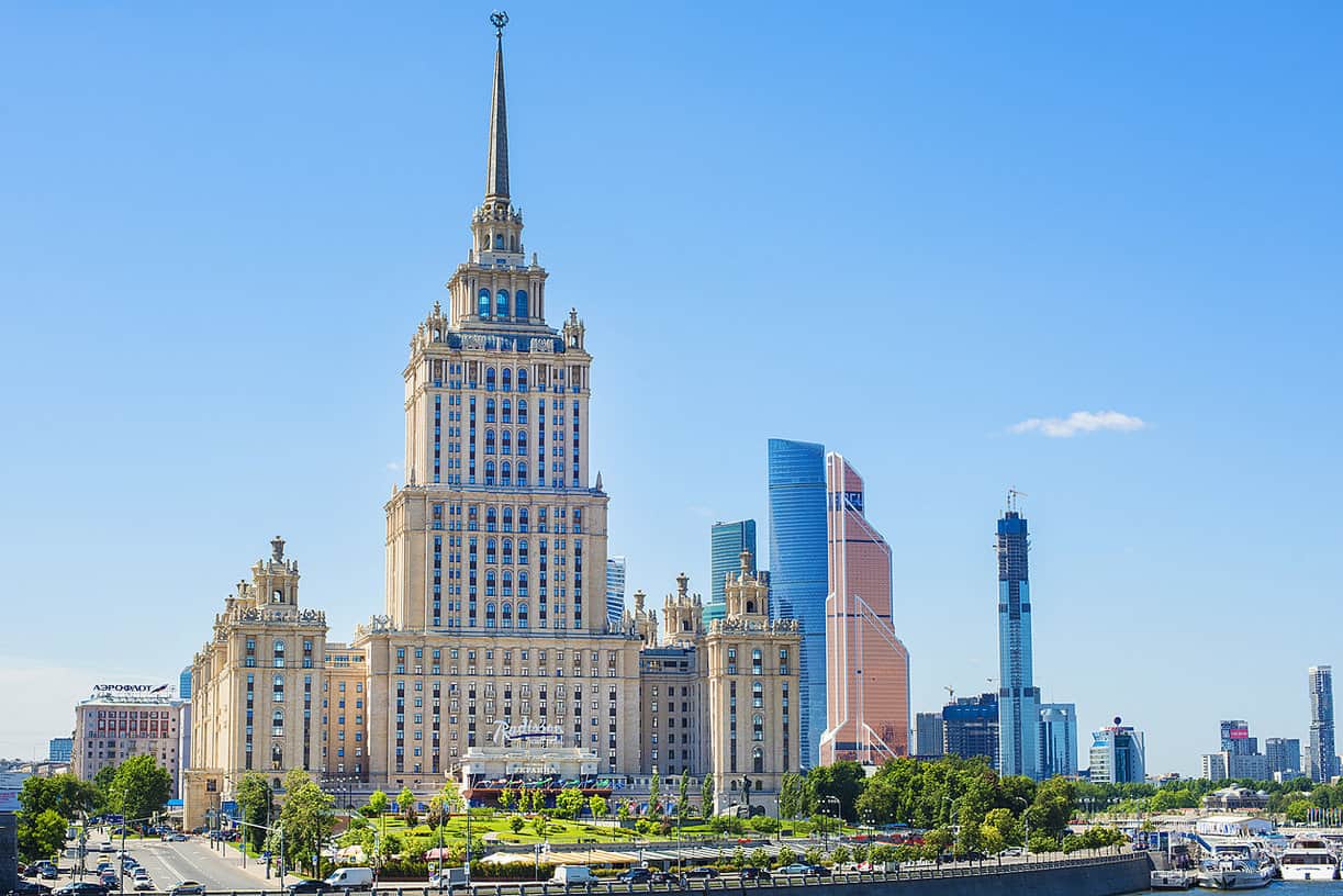 莫斯科高楼大厦图片