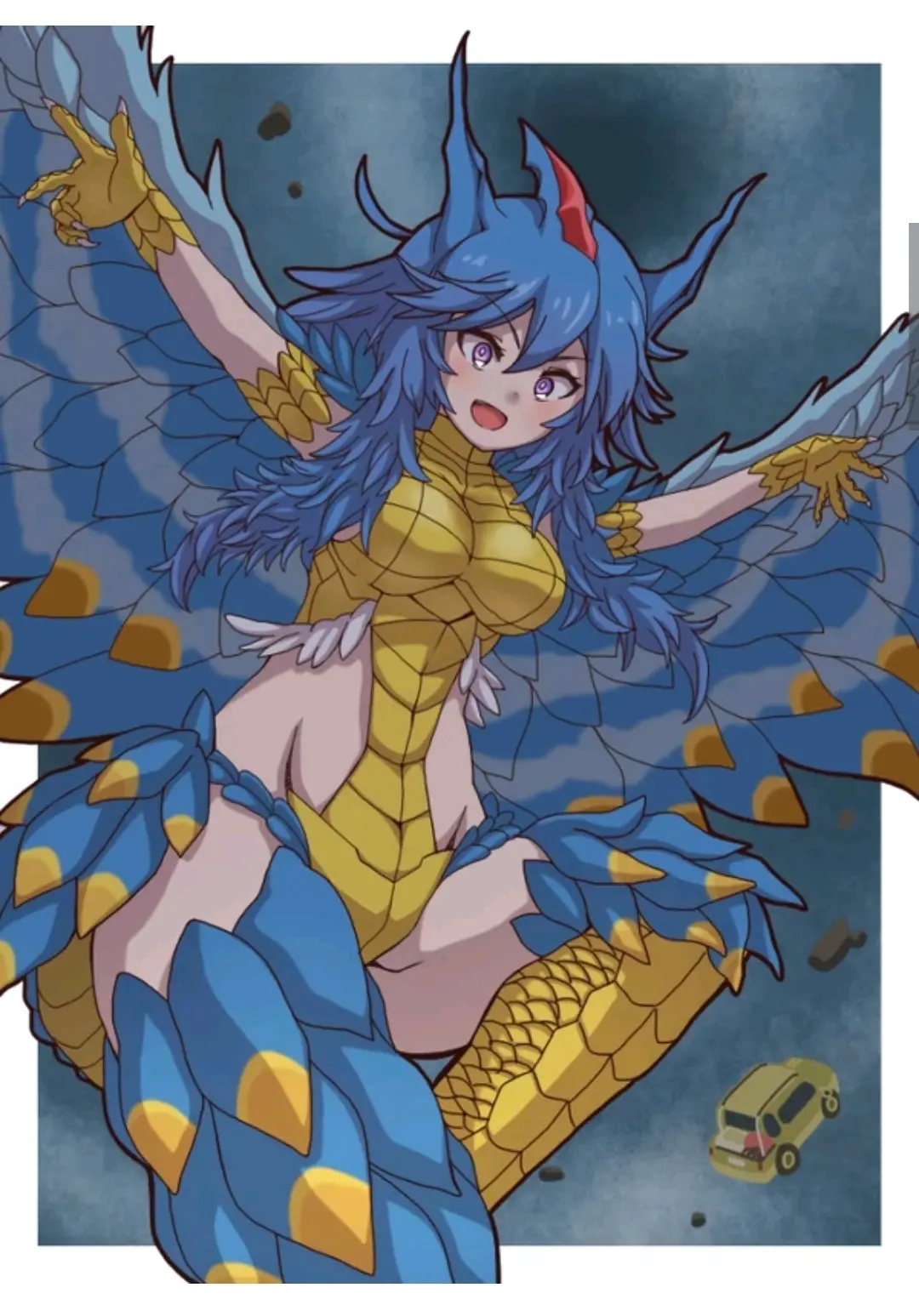 无授权搬运怪兽娘同人图原作者音无静子