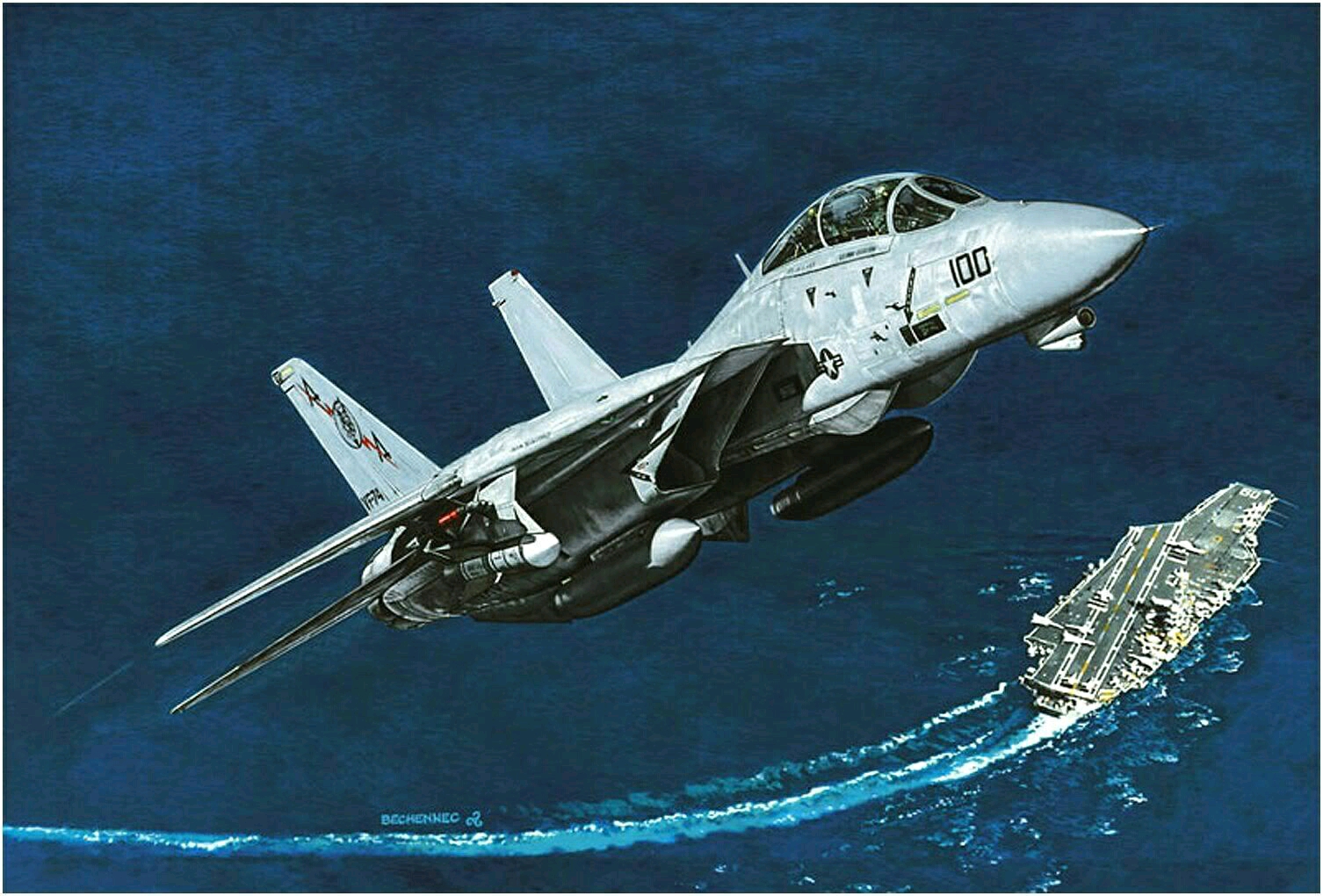 现代战舰f14雄猫战斗机图片