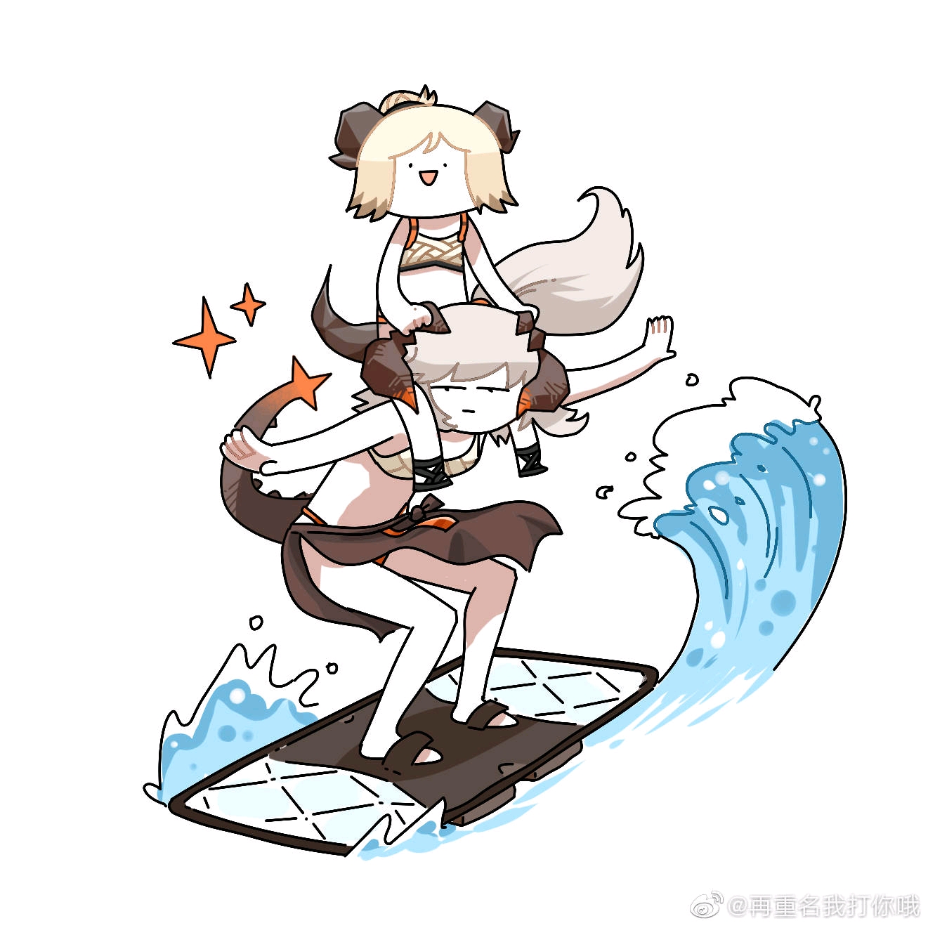 小火龙的夏日生活是怎样的呢?明日方舟沙雕漫画